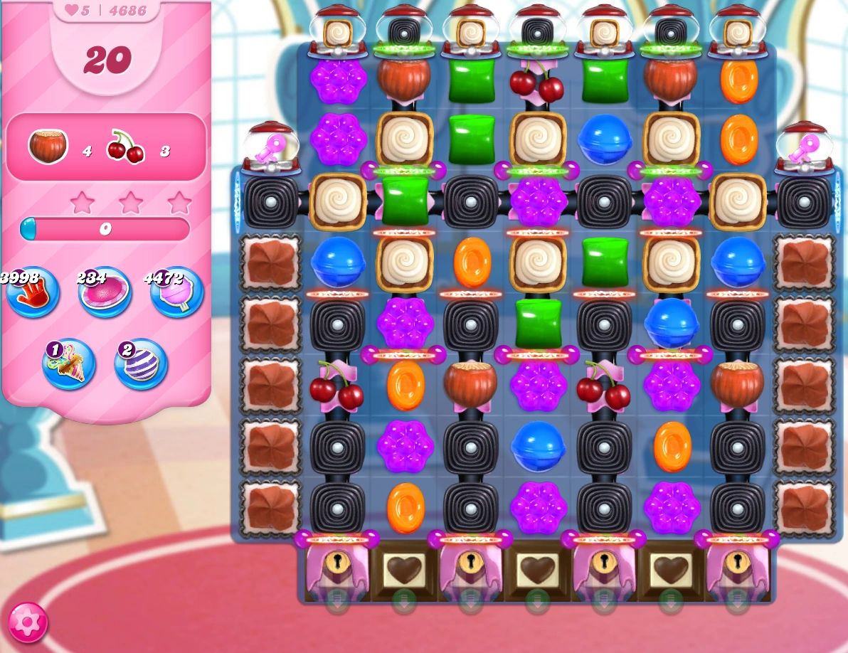 Candy Crush Level 4686 Tips and Walkthrough Video